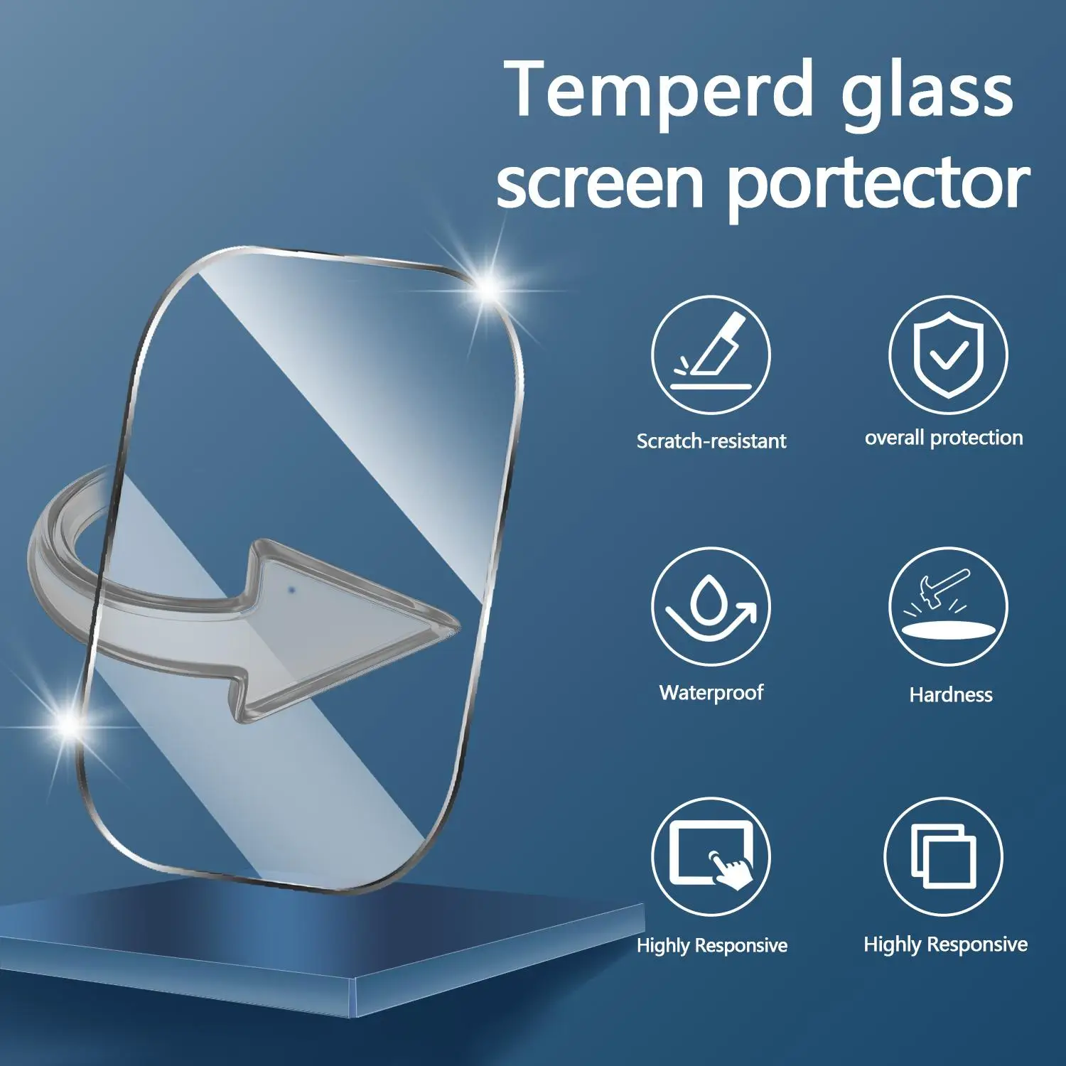 1-5Pcs Tempered Glass Film Quick Pasting For Apple Watch Ultra 4/3/2/1 49mm Easy to Install Screen Protective Film Ultra 4 49mm