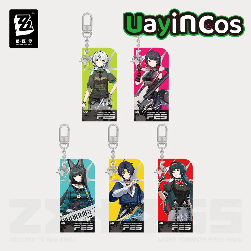 

Original Game ZZZ Zenless Zone Zero Anby Demara Ellen Joe Hoshimi Miyabi Acrylic Bag Pendant Ornament Anime Game Toy Kids Gifts