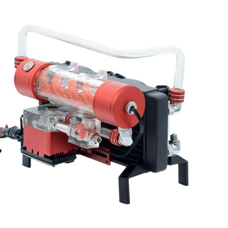 Laptop water cooling hard pipe set water pump flow 800L remote control color change