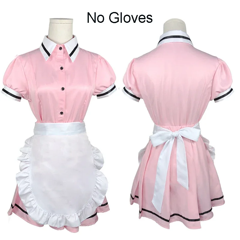 Anime Blend S Costume Cosplay Hinata Kaho/Hideri Kanzaki/Maika Sakuranomiya/Amano Miu/Mafuyu Hoshikawa Cameriera Grembiule Abito Uniforme