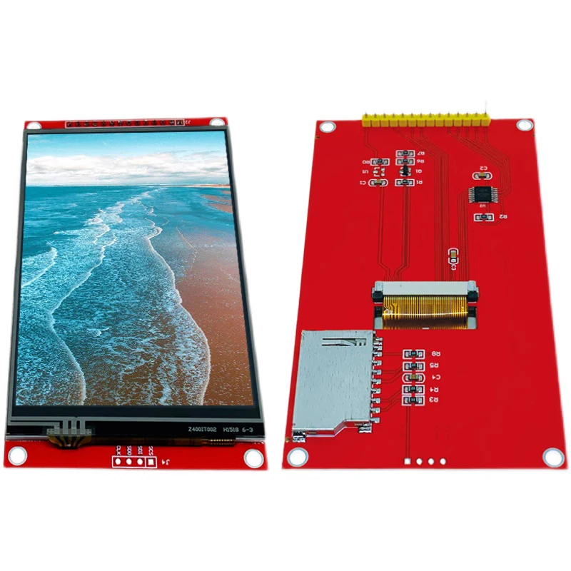 شاشة لمس 3.95 "/4.0" TFT LCD HD تعمل باللمس ILI9488 480320 3.3 فولت STM32 ESP32 AR C51 SPI PCB Board factory شحن مجاني