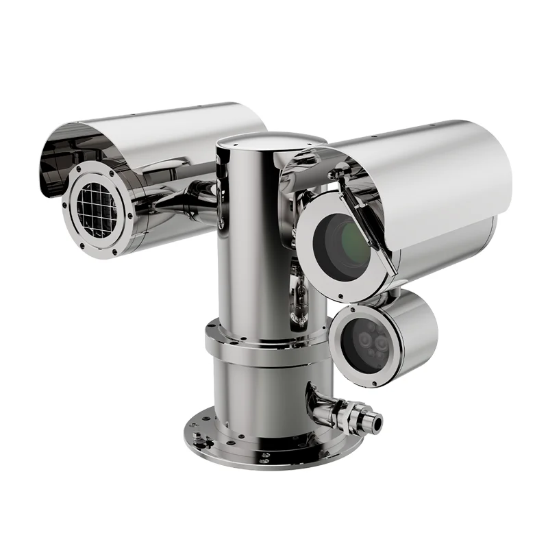 2026 IIC Explosion-Proof Thermal & Optical Bi-spectrum PTZ Camera Fire&smoking Detection 640x512 Long Range Thermal Camera Ptz