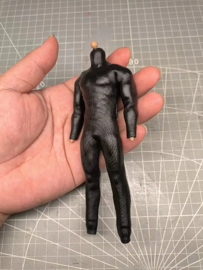 1/12 Scale Striped Black Tight Fitting Suit Model for 6'' Notatoys nt01