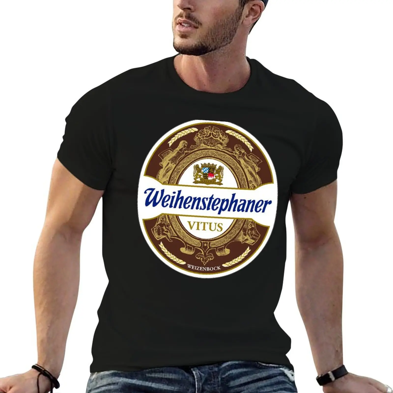 

vi.tus wei.zen.bock me.rch T-Shirt man t shirts high quality luxury brand man t shirt summer essential t shirt T-shirt
