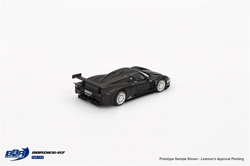 BBR 1:64 MC12 اختبار المنافسة Fiorano 2004 سيارة موديل Diecast باللون الأسود #3