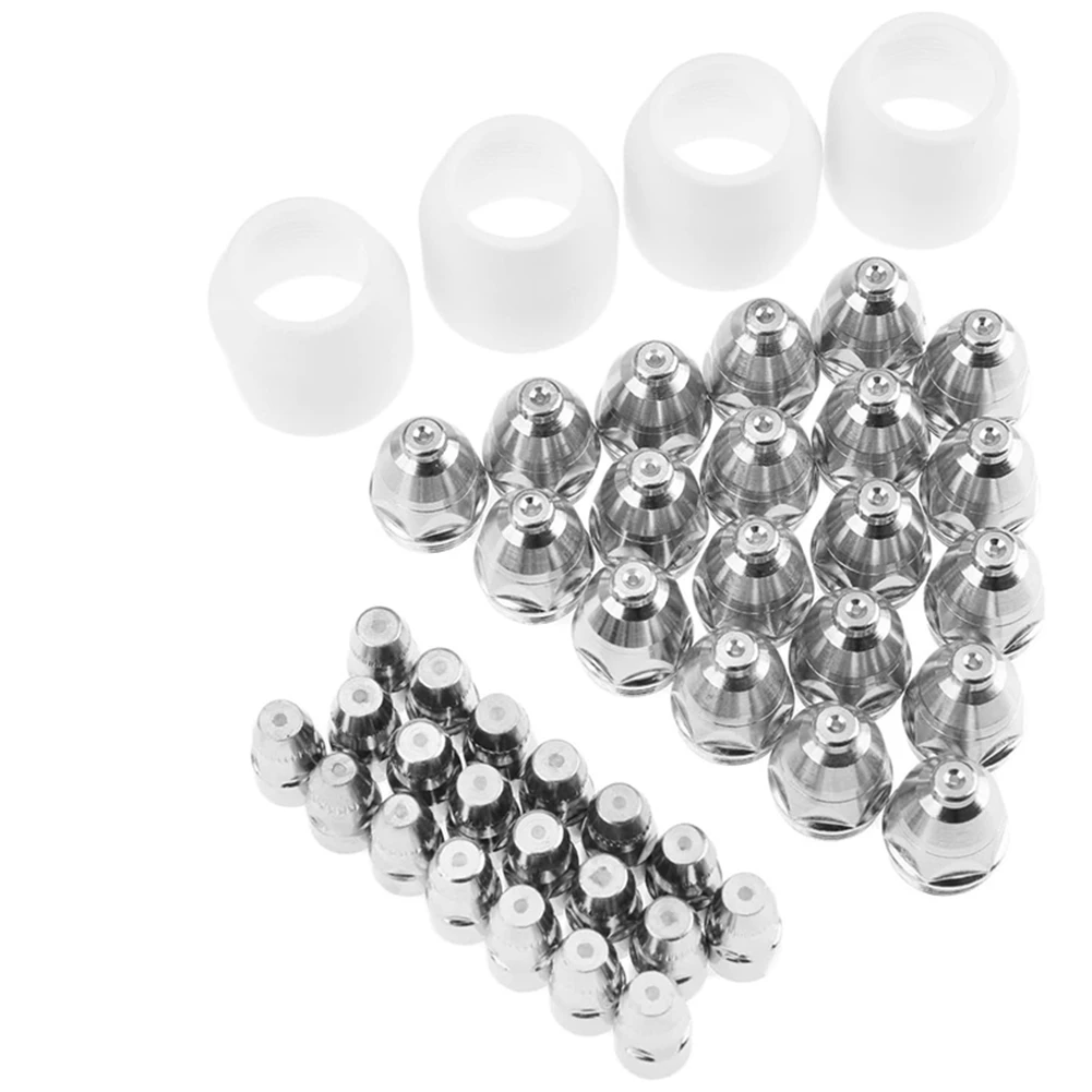 A02M-90Pcs P80 Cutting Torch Consumable Kit Electrode Tip Nozzle 1.5Mm Cup Roller Guide Wheel Outfit Plasma Cutter Consumable