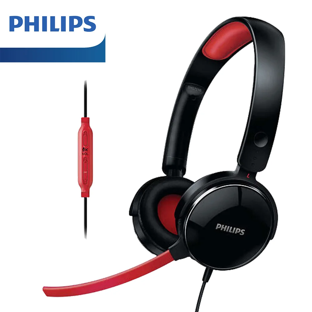 

Проводные наушники Philips SHG7210 с креплением на голову, чистое качество звука, регулируемый разъем 3,5 мм, без задержки, для ПК и игр