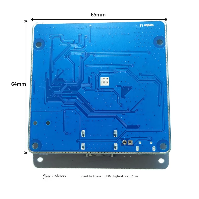 Customized 1.39-Inch 3.4-Inch 5-Inch round Screen AMOLED HD Display Player HDMI Driver Plug-in TF Card