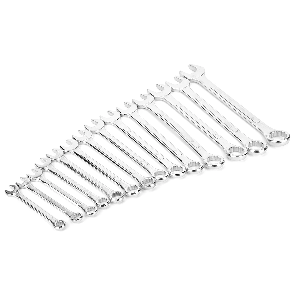 

8-24mm Combination Wrench Set Double Head Spanner Nut Driver Repair Tool Kit Combination Spanner Double Ended Spanner