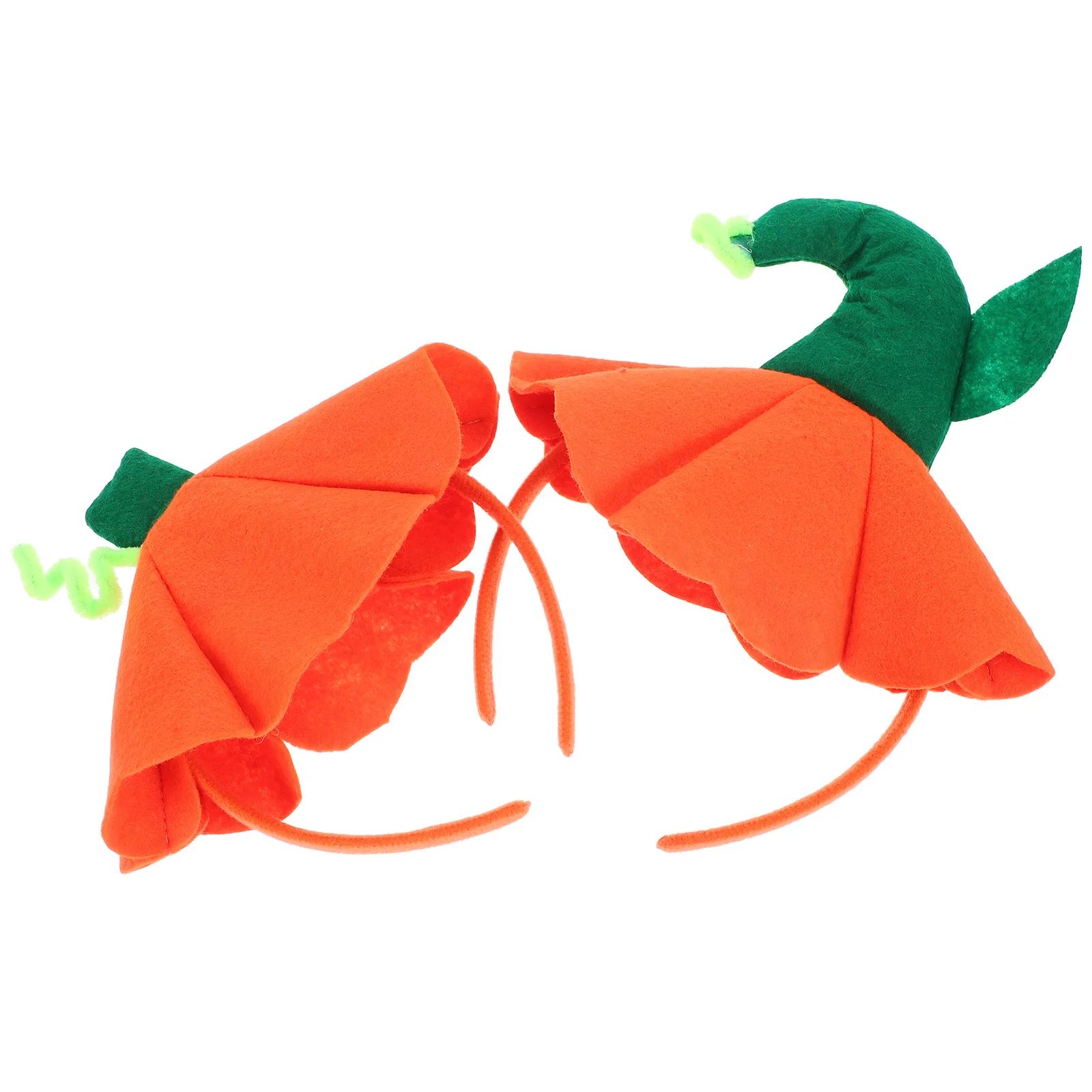 Cerceau de citrouille pour enfants, 2 pièces, accessoire de Cosplay pour fête d'halloween, bandeau de Festival, décor, chapeau de citrouille, bandeau pour cheveux, outil de coiffure
