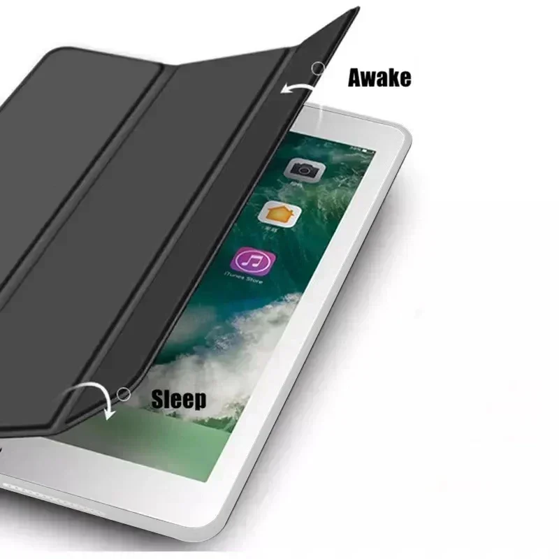 Funda de tableta para iPad 9,7, 2018, 2017, A1893, A1954, A1822, PU, ultradelgada, wake Smart Cover, 5. ª y 6. ª generación