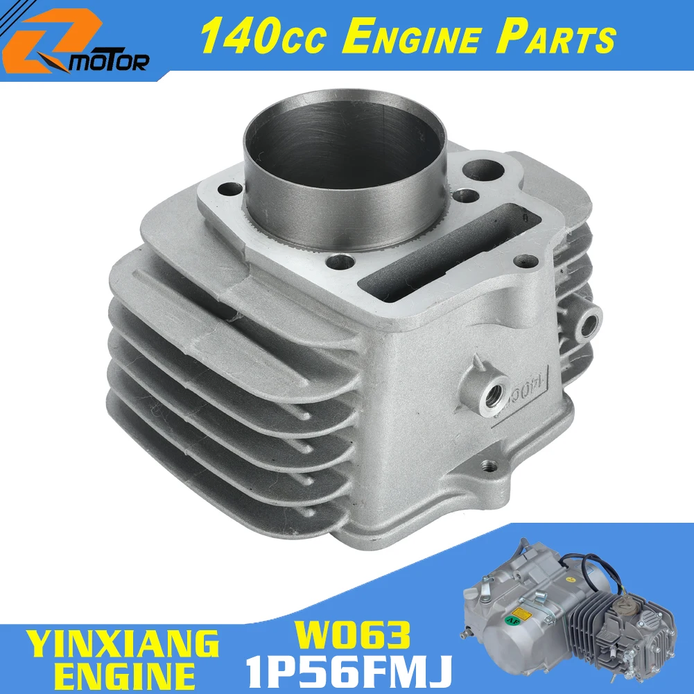 YinXiang YX140 Engine Cylinder with 56mm piston kit cylinder head gasket for Kayo Apollo Bosuer Xmotos 140cc Dirt Pit Bikes