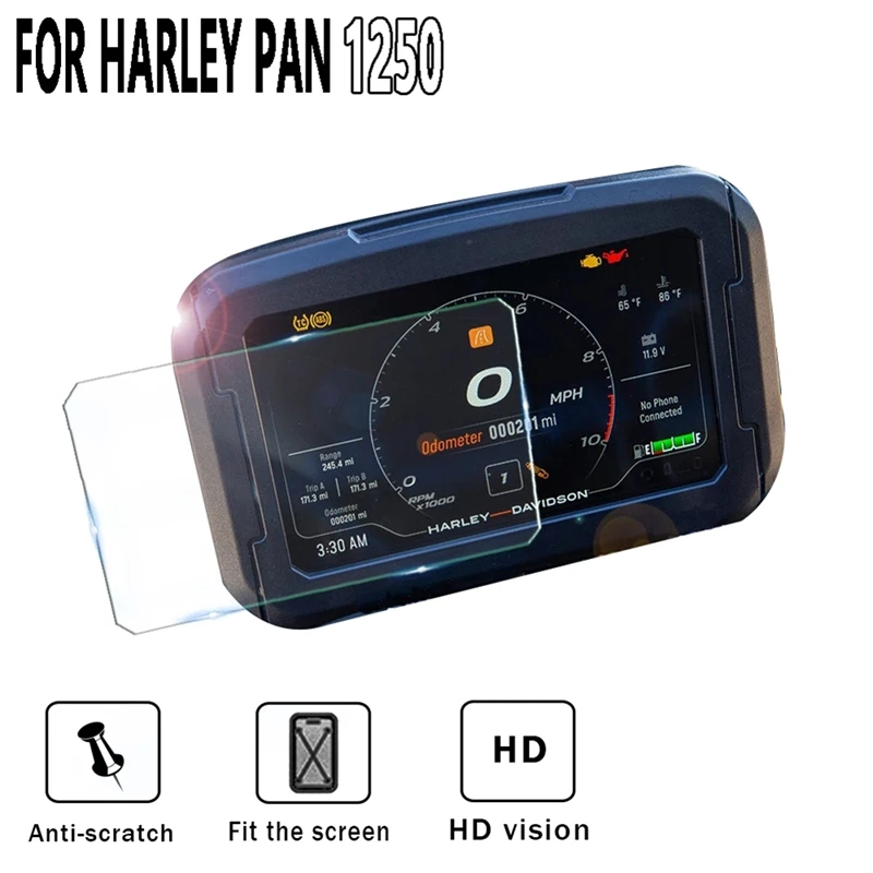 For PAN AMERICA 1250 S PA1250 S 2021 Motorcycle Instrument Screen Film Scratch Protection Film Screen Protector