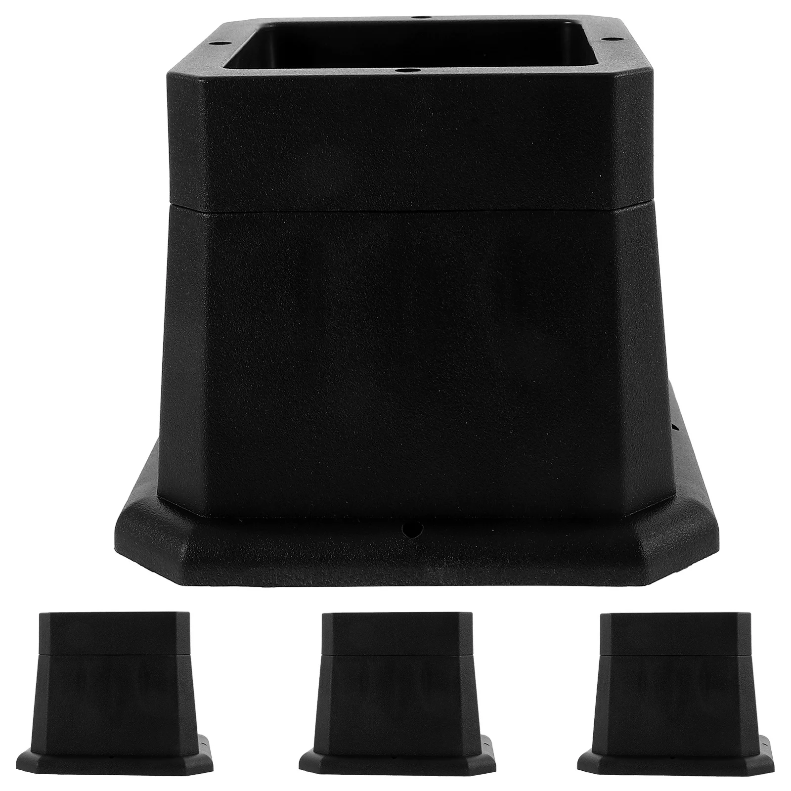 

4Pcs Furniture Risers Heavy Duty Bed Sofa Table Chair Lifts Desk Raiser Floor Protectors Bed Risers 3 Inch Furniture Riser