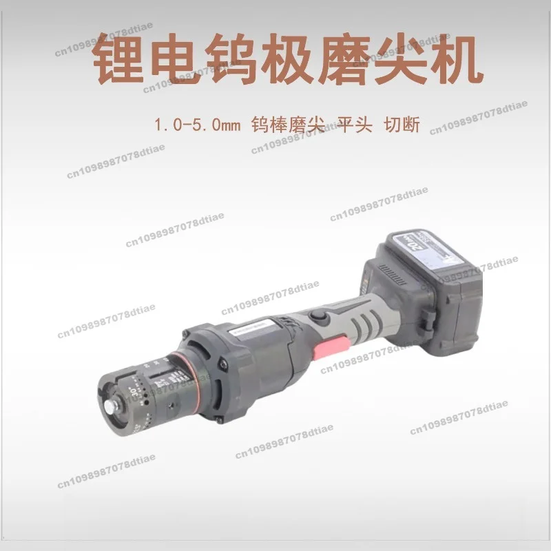 For 21V Lithium Battery Tungsten Pole Grinder, Outdoor Welding Tungsten Needle Grinder, Rechargeable Tungsten Rod Grinder
