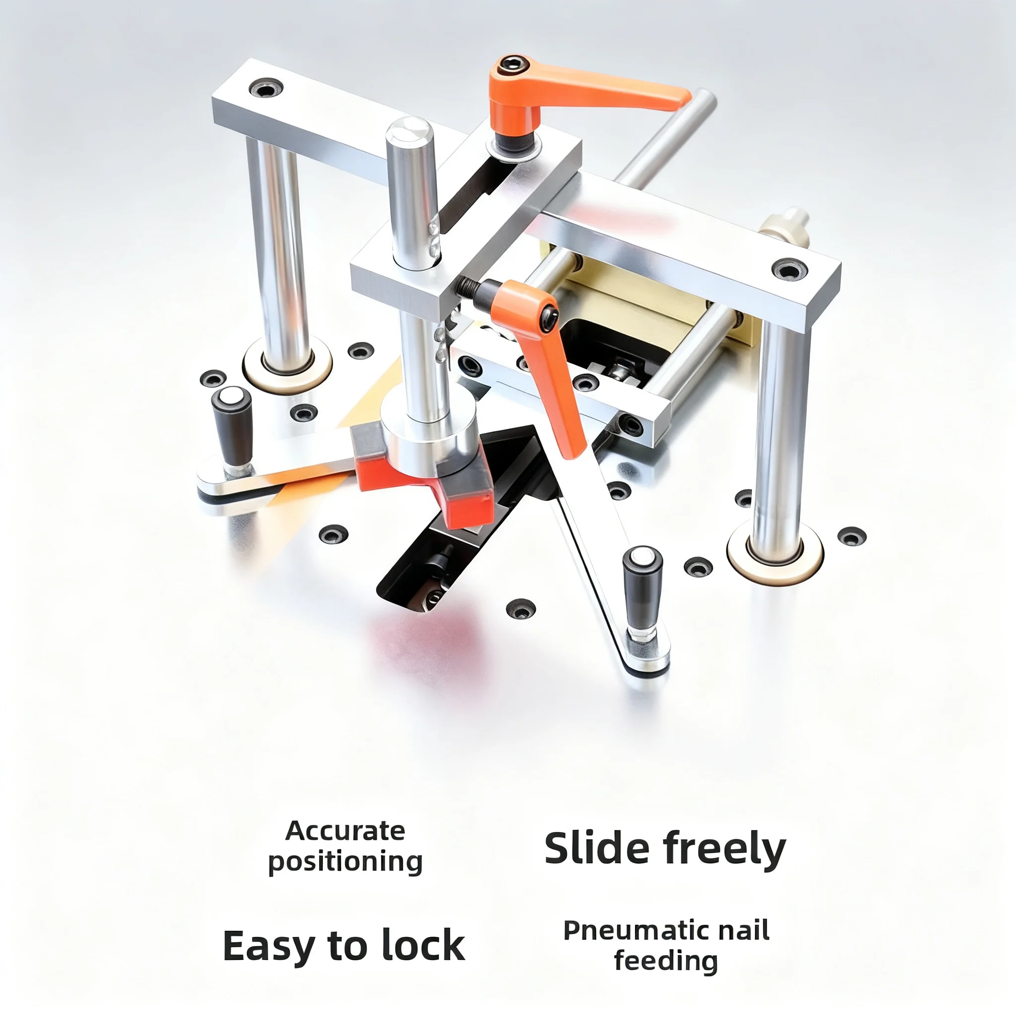 Photo Frame Woodworking Making Equipment, 220V Electric Picture Frame Corner Nailing Machine with 45 Degree Angle Cutter