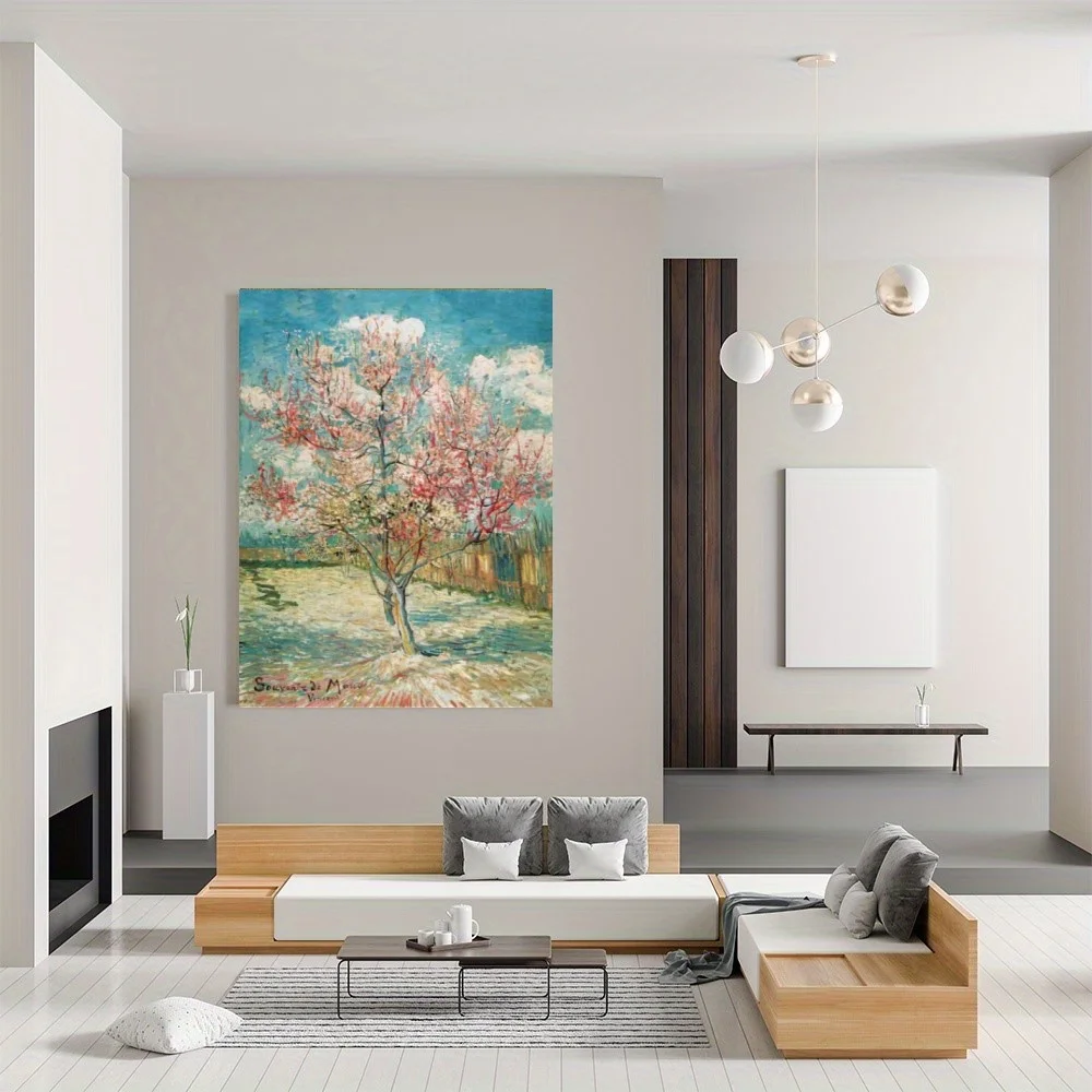 1000 stuks Van Gogh Peach Blossoms Museum Collection Legpuzzel voor volwassenen en tieners 14+, Educatief papier hersenspel, Creati