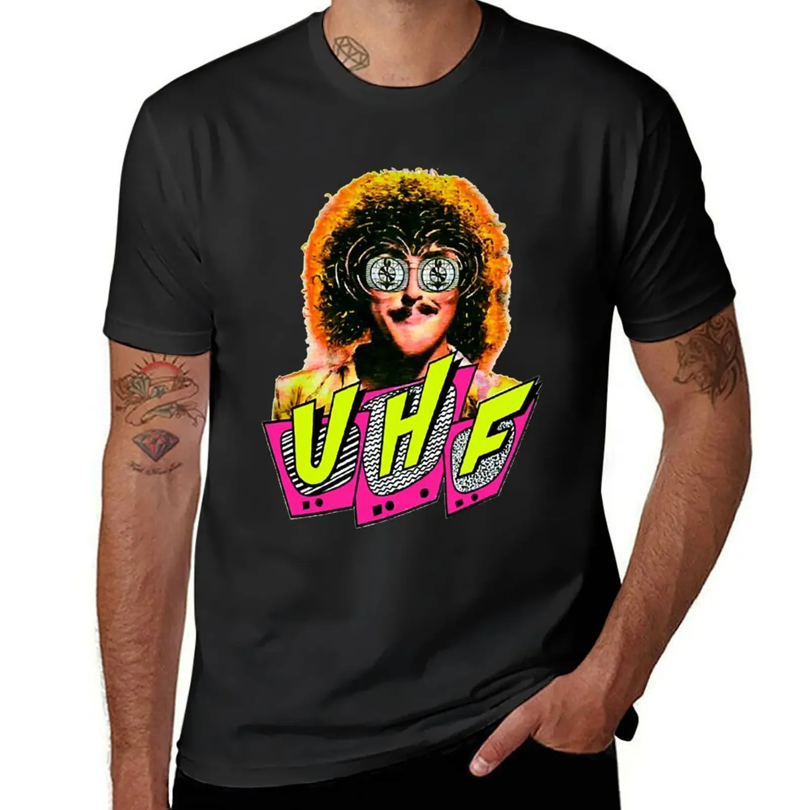 UHF Weird Al 1989 T-Shirt oversized graphic tee heavyweights shirts graphic mens graphic t-shirts