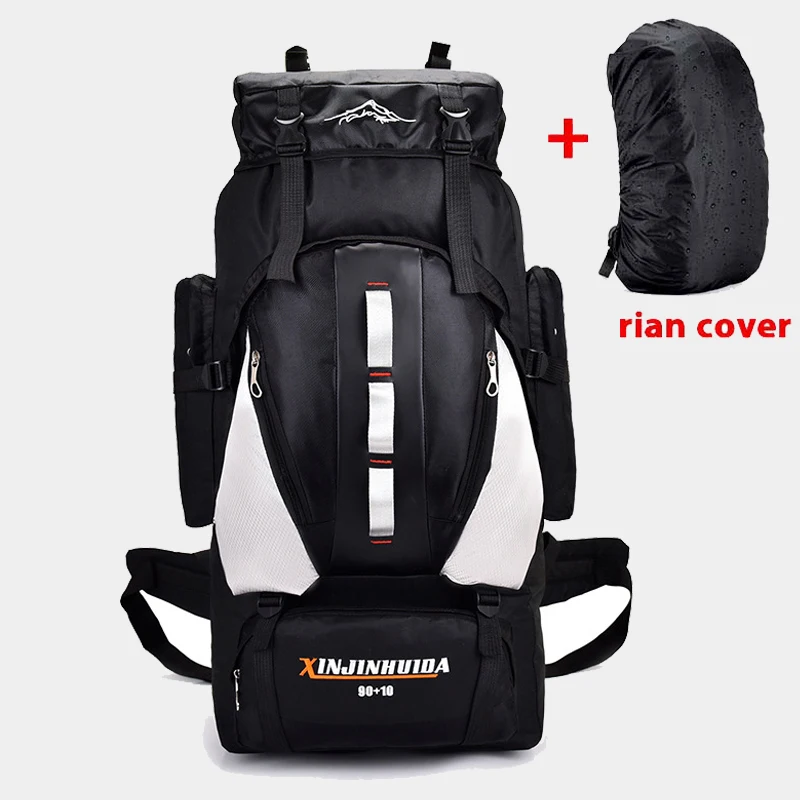 

Large Bag 100L Camping Backpack Women Men Waterproof Outdoor Sport Hiking Trekking Travel Luggage Shoulder Climbing Rucksack Bag