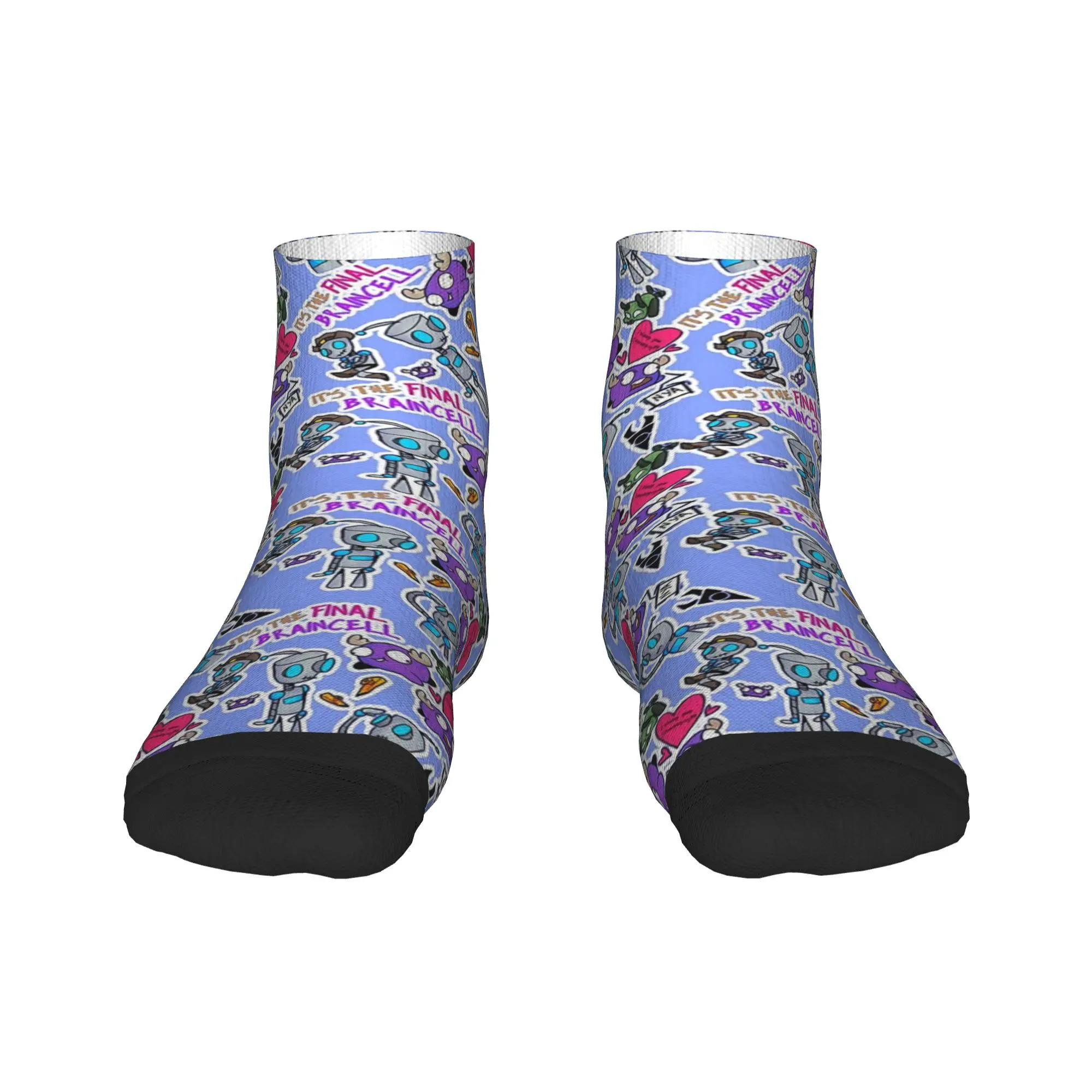 

THE FINAL BRAINCELL Invader Zim Socks Harajuku Super Soft Stockings All Season Socks Accessories for Unisex Birthday Present