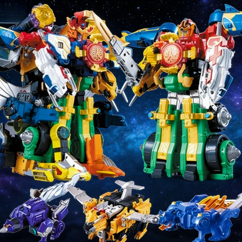 

Genuine AULDEY Original, Giant Saver Battle King Movable Mecha, Premium Transformable Super Robot Highly hot Collectible Figure