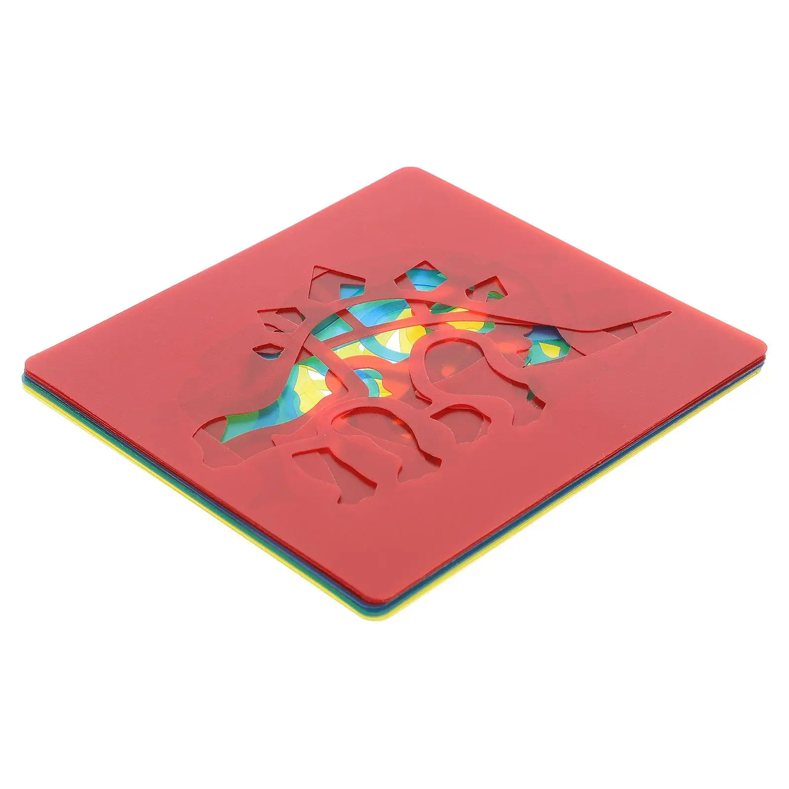 12 Pcs Drawing Templates Stencils for Kids Artwork Craft Paint Chalkboard Animal Shapes Safe PP Material Versatile Use