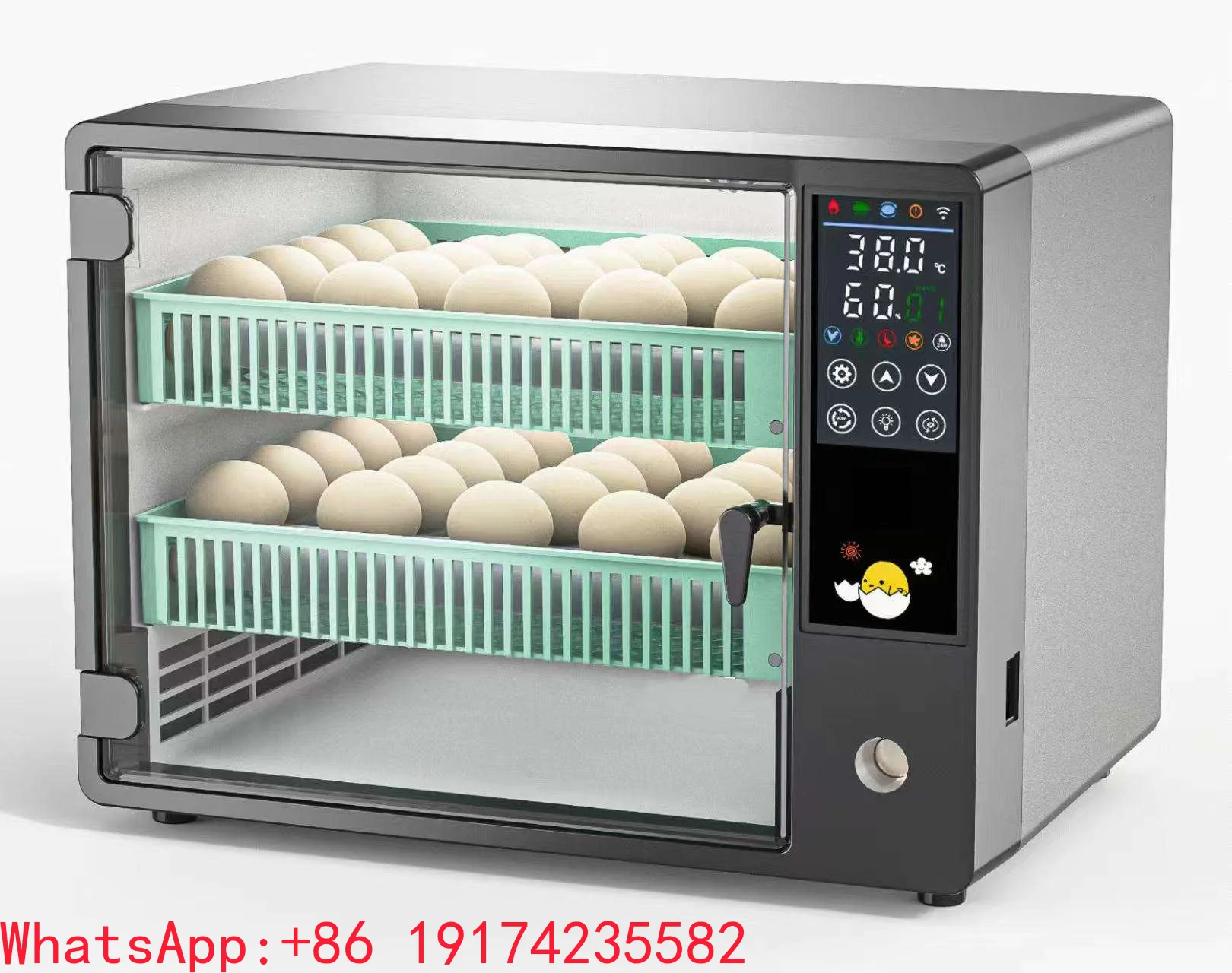 50 Easy-to-operate Portable Automatic Egg Incubator JY-50 for Chicken Ostrich & Goose Eggs High Hatching Rate Dual Power Supply