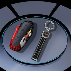 Graffiti Car Remote Key Case Cover Shell Fob For BYD Atto 3 Han EV Dolphin Remote Control Protect keychain Auto Accessories