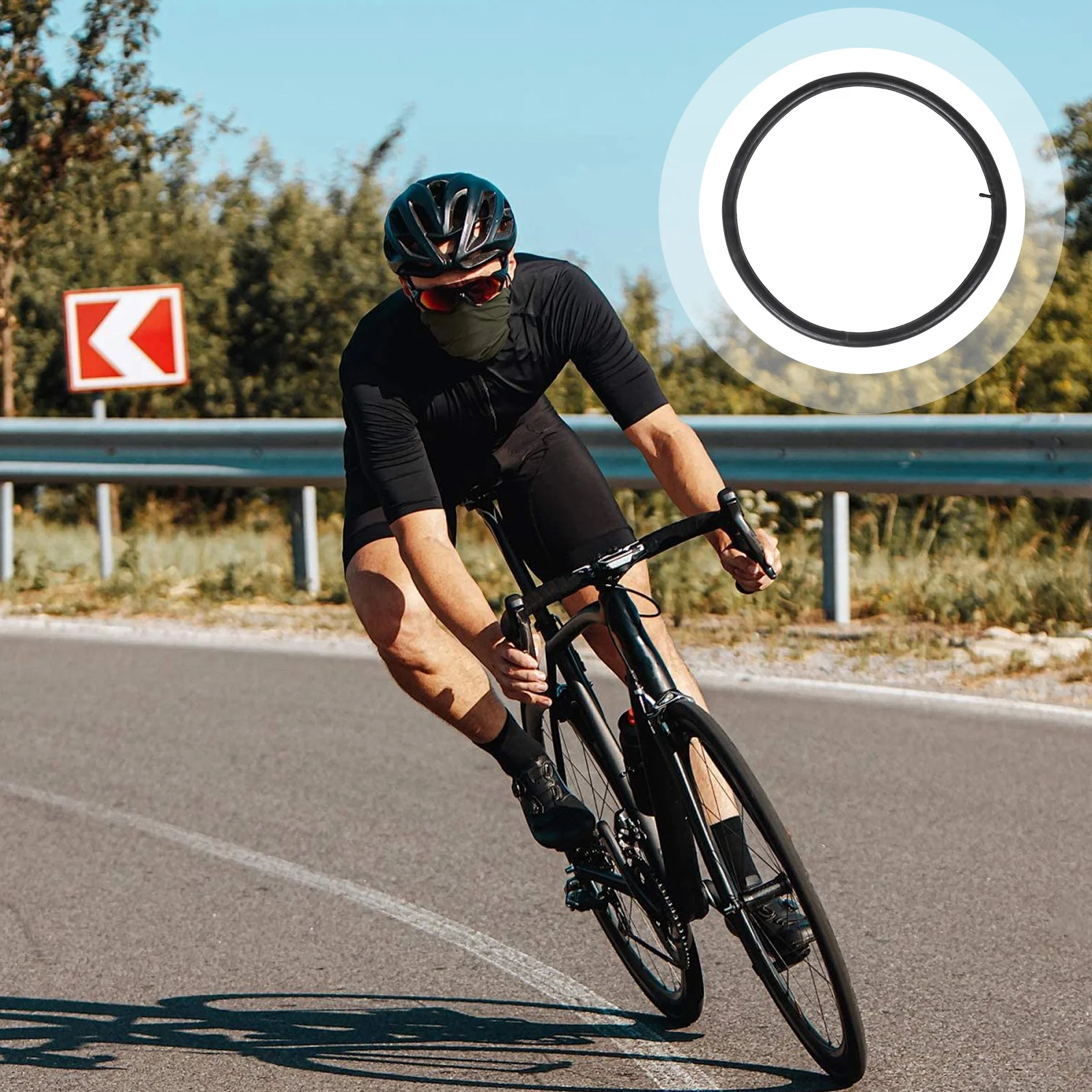 2Pcs Mountain Bike Inner Tubes Durable Heavy Duty Fit 29 Inch Tires Leakproof Cycling Supplies Easy Inflate Stable Ride