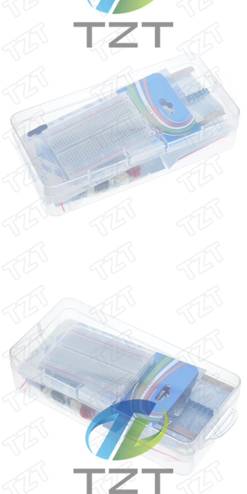 TZTUNO R3 Basis-Starter-Kit für Arduino DIY-Kit DHT11 / Steckbrett / Geräuschsensoren / Bodenfeuchtigkeitssensoren + Einzelhandelsverpackung – Detail 4