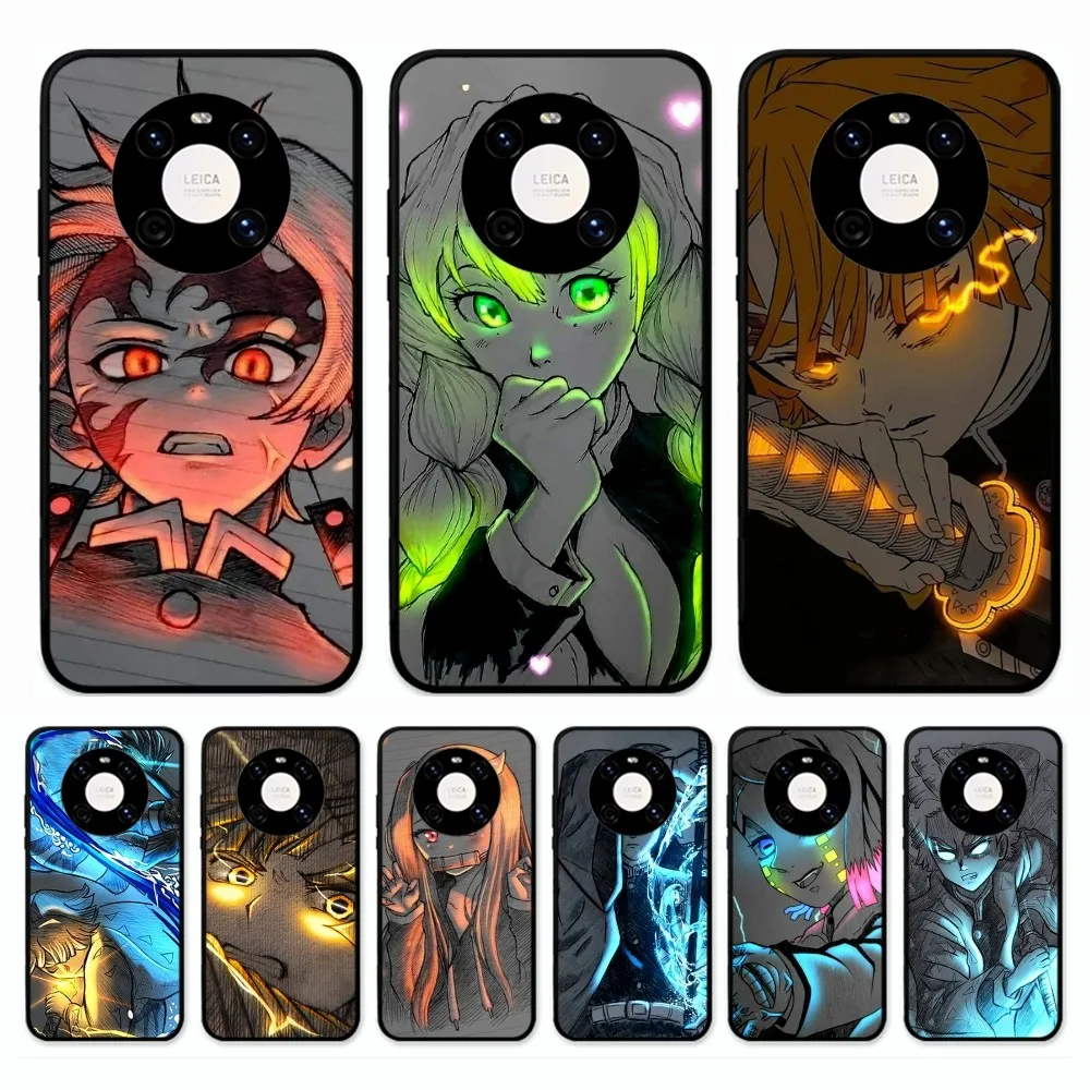 Anime Demon Slayer Kamado Phone Case For Huawei Mate 10 20 30 40 50 Lite Pro Nova 3 3i 5 6 SE 7 Pro 7SE