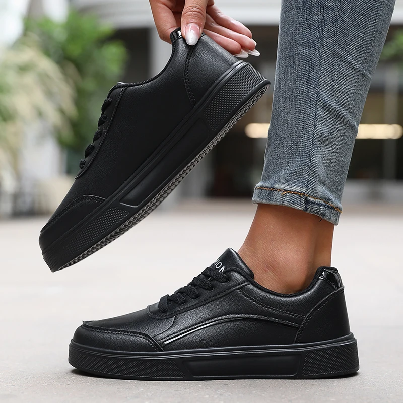 

Women's Vulcanized Leather Shoes for Summer Lightweight and Comfortable Tennis Walking Shoes Casual Sports 2025 Dress Shoes Man