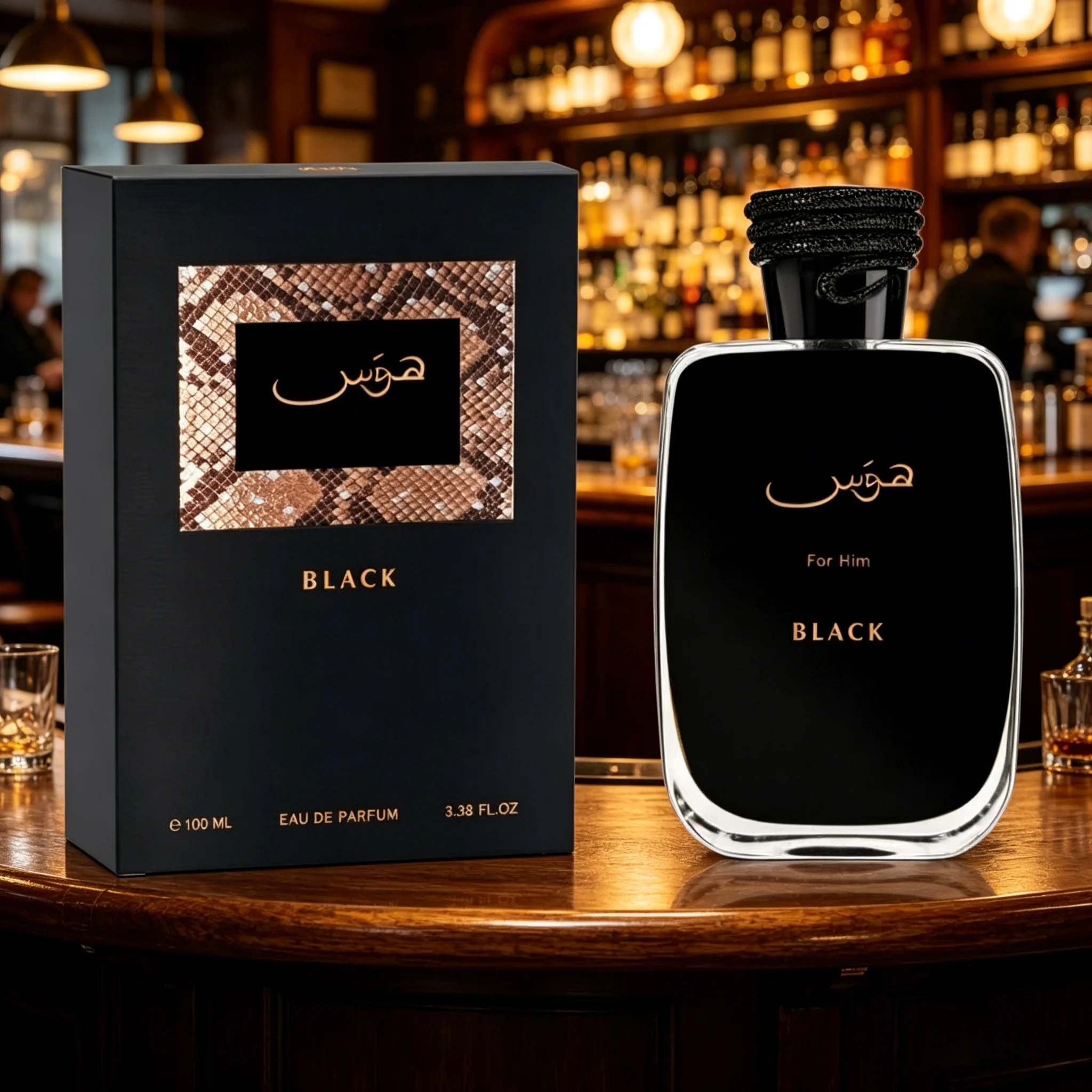 

HAWAS KOBRA Men's Perfume: Herbal Wood Tone, 3.4fl. OZ Capacity, Niche High-end Perfume, Perfect Holiday Gift for Perfume