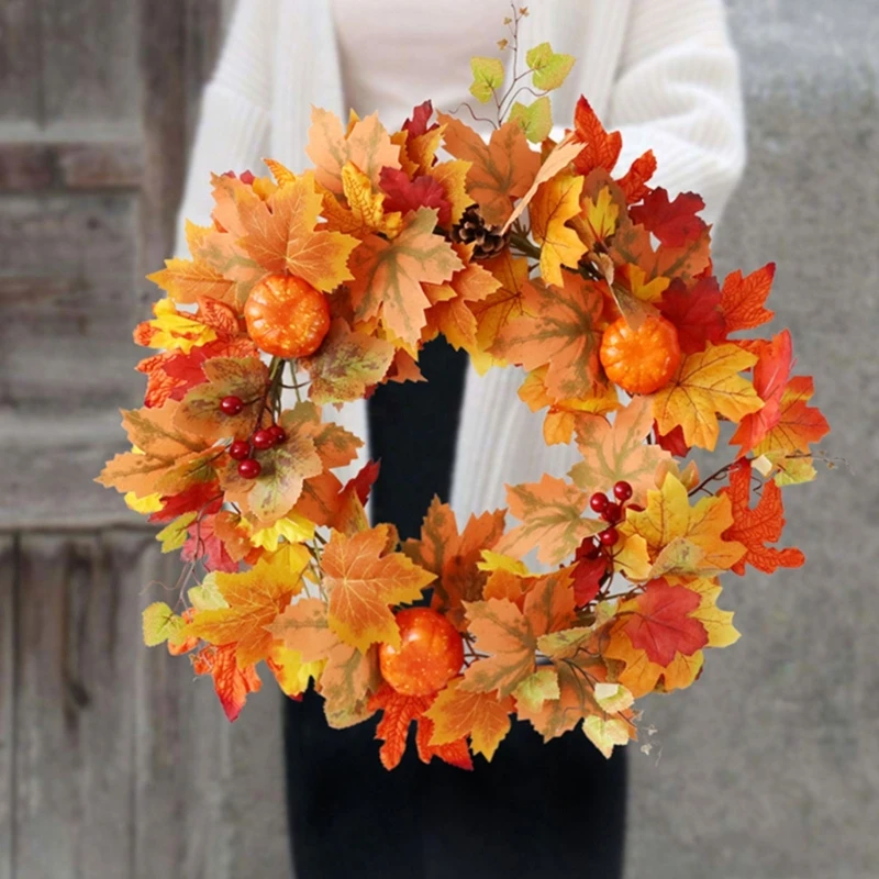 Couronne Thanksgiving pour d'entrée, fenêtre, fermes, intérieur extérieur