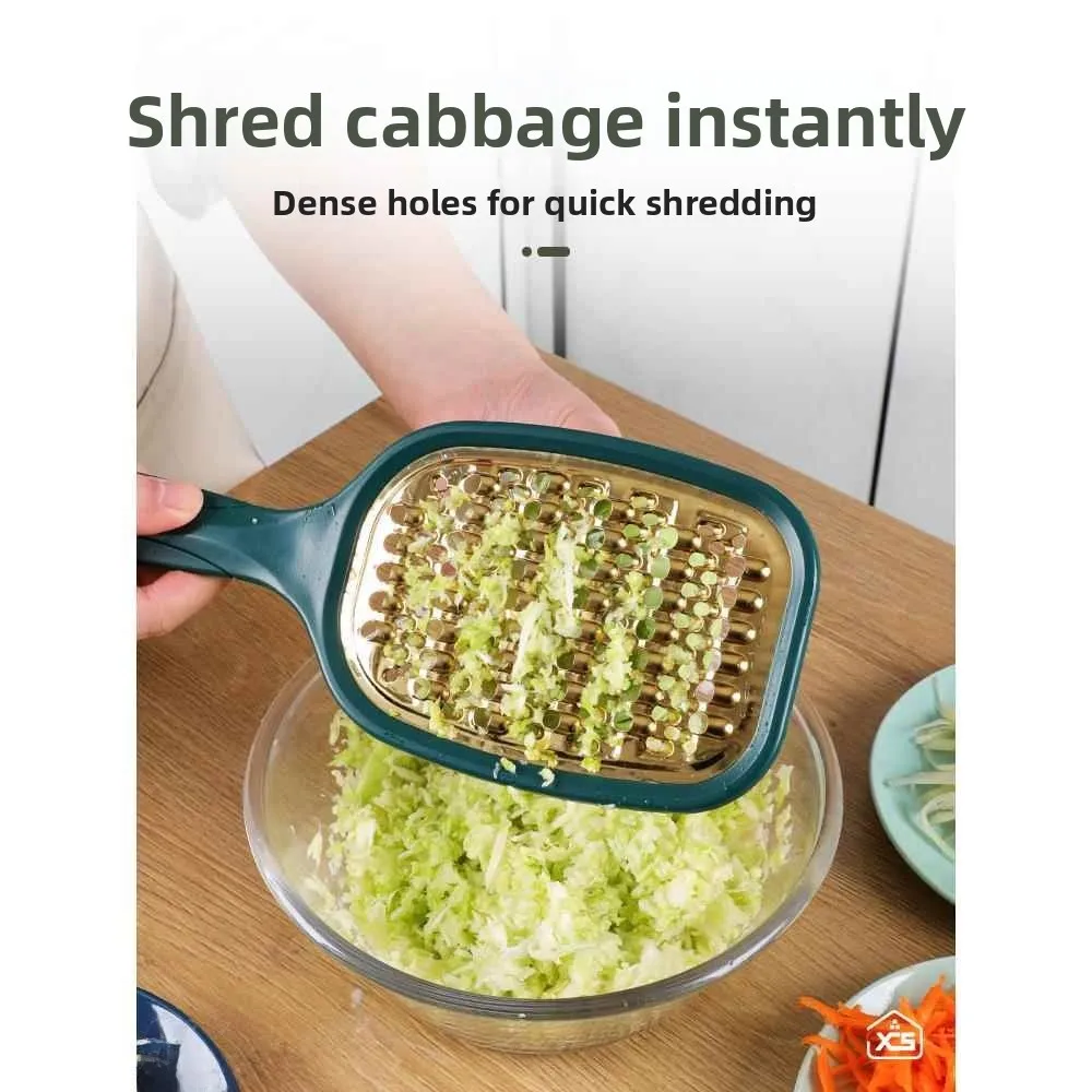 Multifunctional Kitchen Cabbage Paste Scraper Potato Thread Peeler Vegetable Cutter Home Use Cutting Board Essential Tool