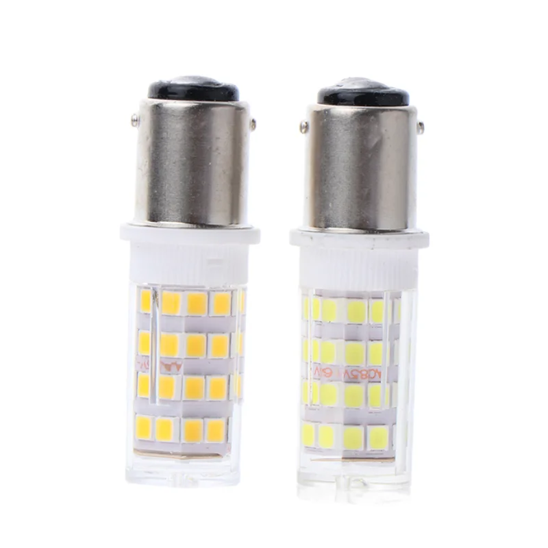 (N) BA15D Energy Saving Corn Bulbs Crystal Lamp 5W Led Lights Lights For Sewing Machine 220V High Brightness 310-340LM