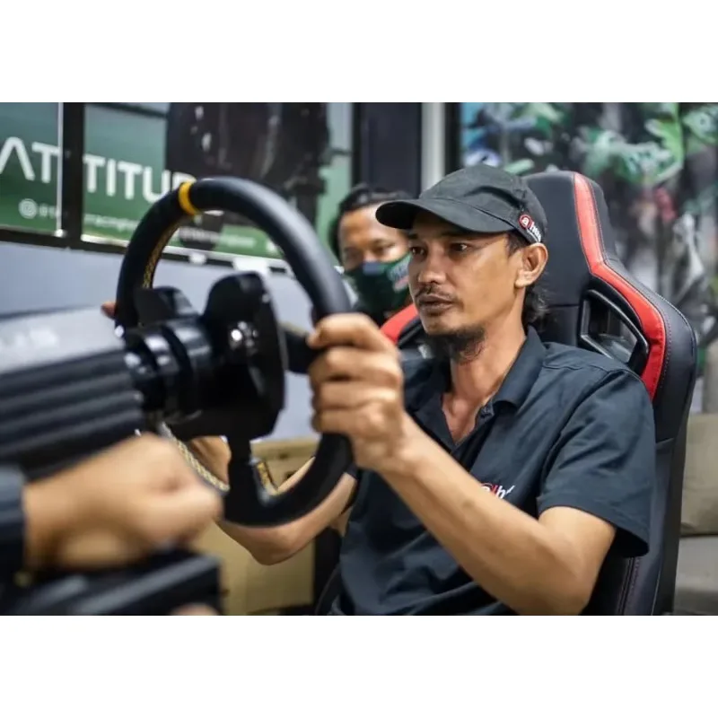 

2025Racing Gaming Steering Wheel Stand With Gear Shifter Pedals For PC Race Car Game Steering Wheel