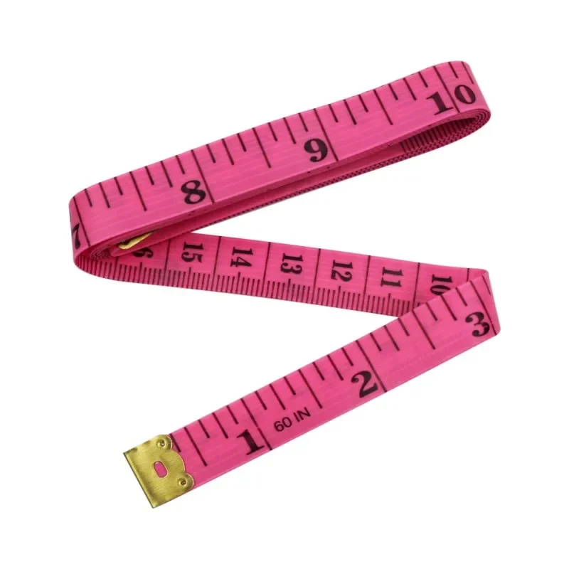 1.5m Body Measuring Ruler Sewing Tailor Tape Measure Mini Soft Flat Ruler Centimeter Meter Sewing Measuring Tape