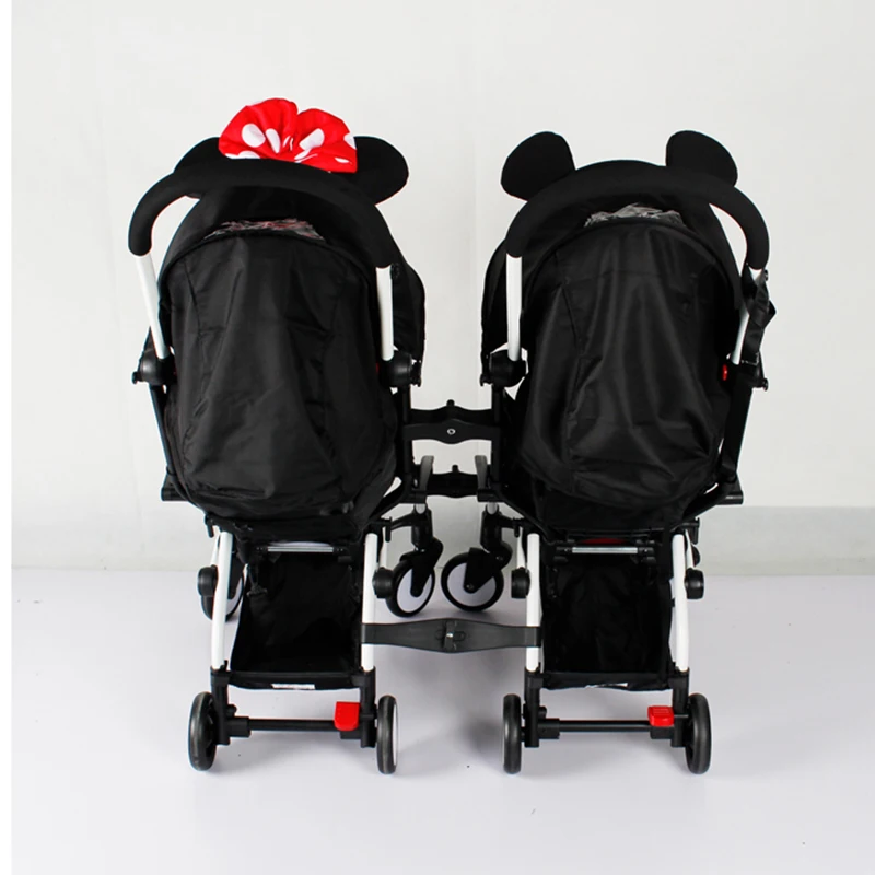 Akcesoria do wózków dziecięcych 3 sztuki Łącznik pasujący do wózków Yoyo Adapter Zrób 2 wózki Yoya na bliźniacze wózki pasujące do babyzen Yoyo