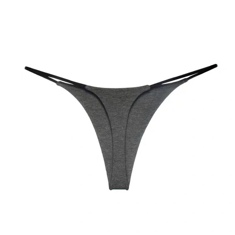 Women Ruffles Underwear Invisible Seamless T Panties G-String Female Sexy Thongs Intimates Lingerie Ladies Briefs 1pcs Abc11