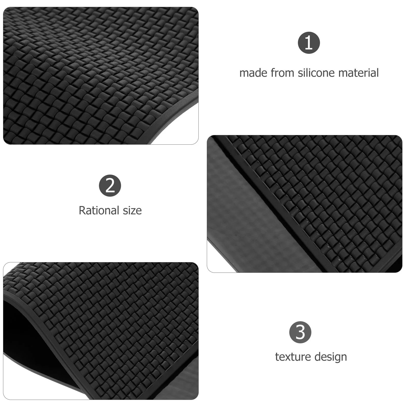 Hair Tools Anti-slip Mat Styling Accessories Organizer Silicone Barber for Station Silica Gel Man Shears