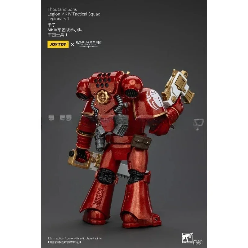 In Stock JOYTOY  Thousand SonsLegion MK IV Tactical SquadLegionary 1 1/18 Action Figure Model Toys Gift Action Figure Toy