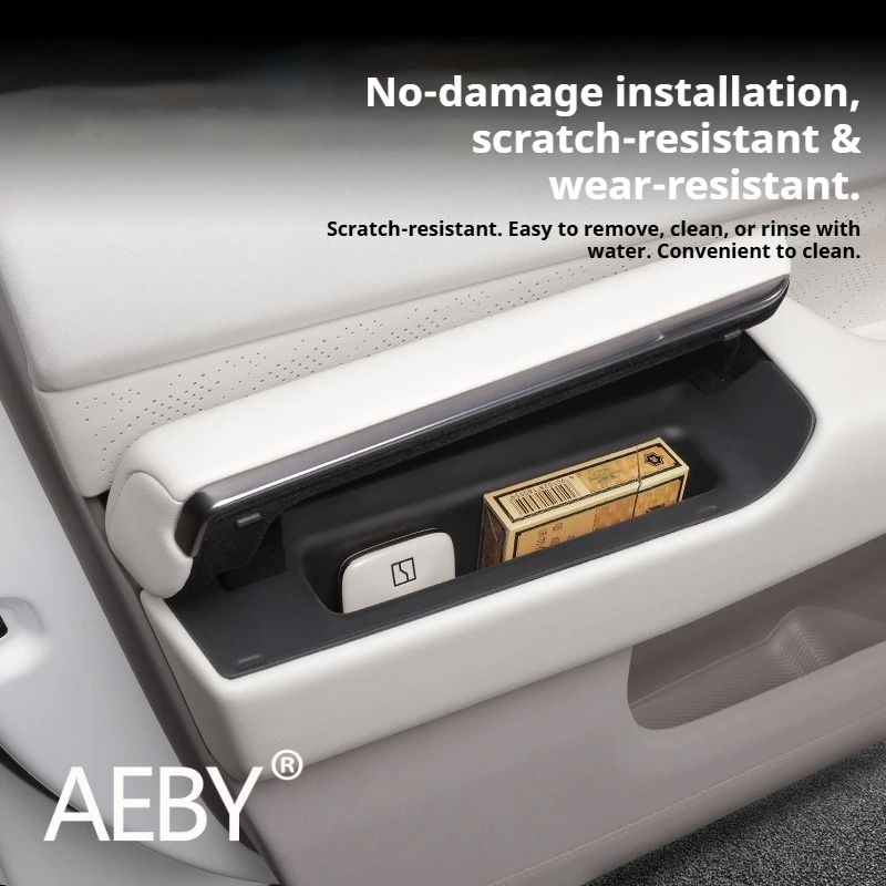 

AEBY Car Door Hidden Storage Pad For ZEEKR 7X 2024 2025 Eco-friendly Silicone Material Waterproof Anti-slip Interior Accessories