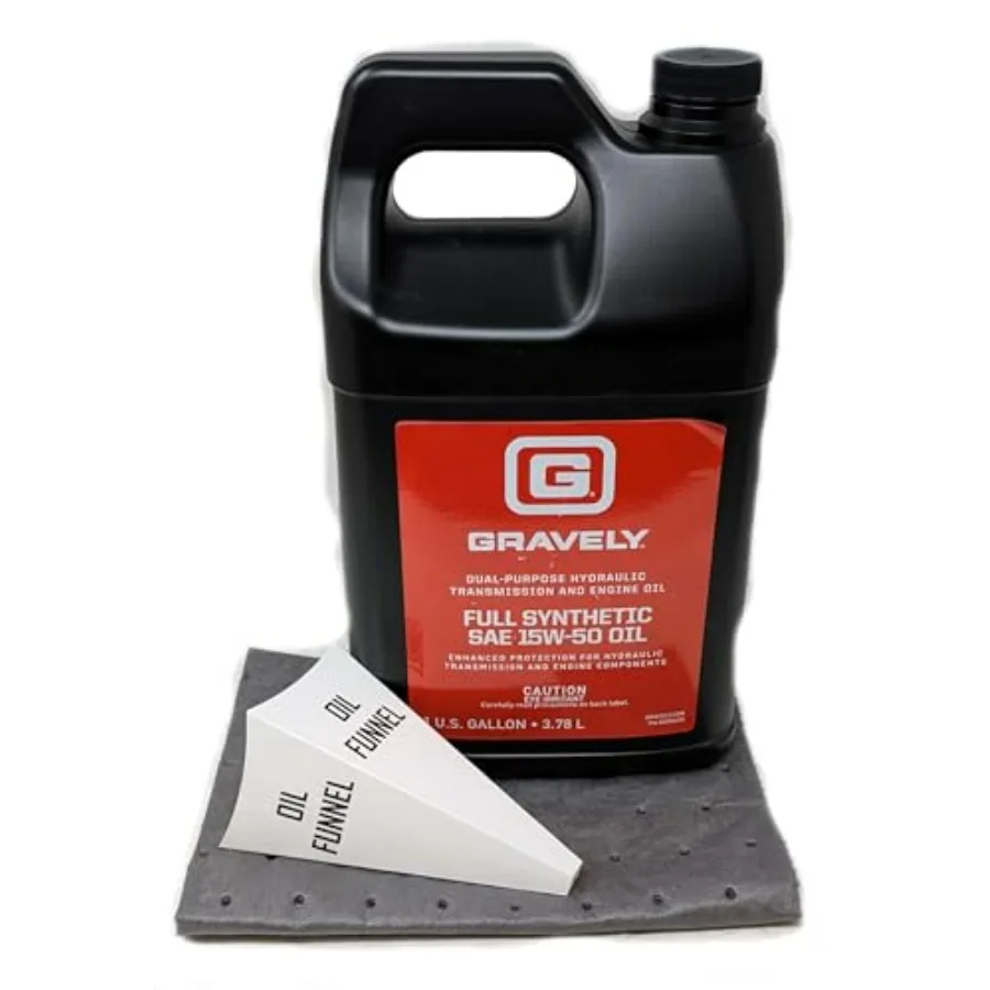 

Полностью синтетическая гидравлическая жидкость и воронка Gravely Gallon 15W50