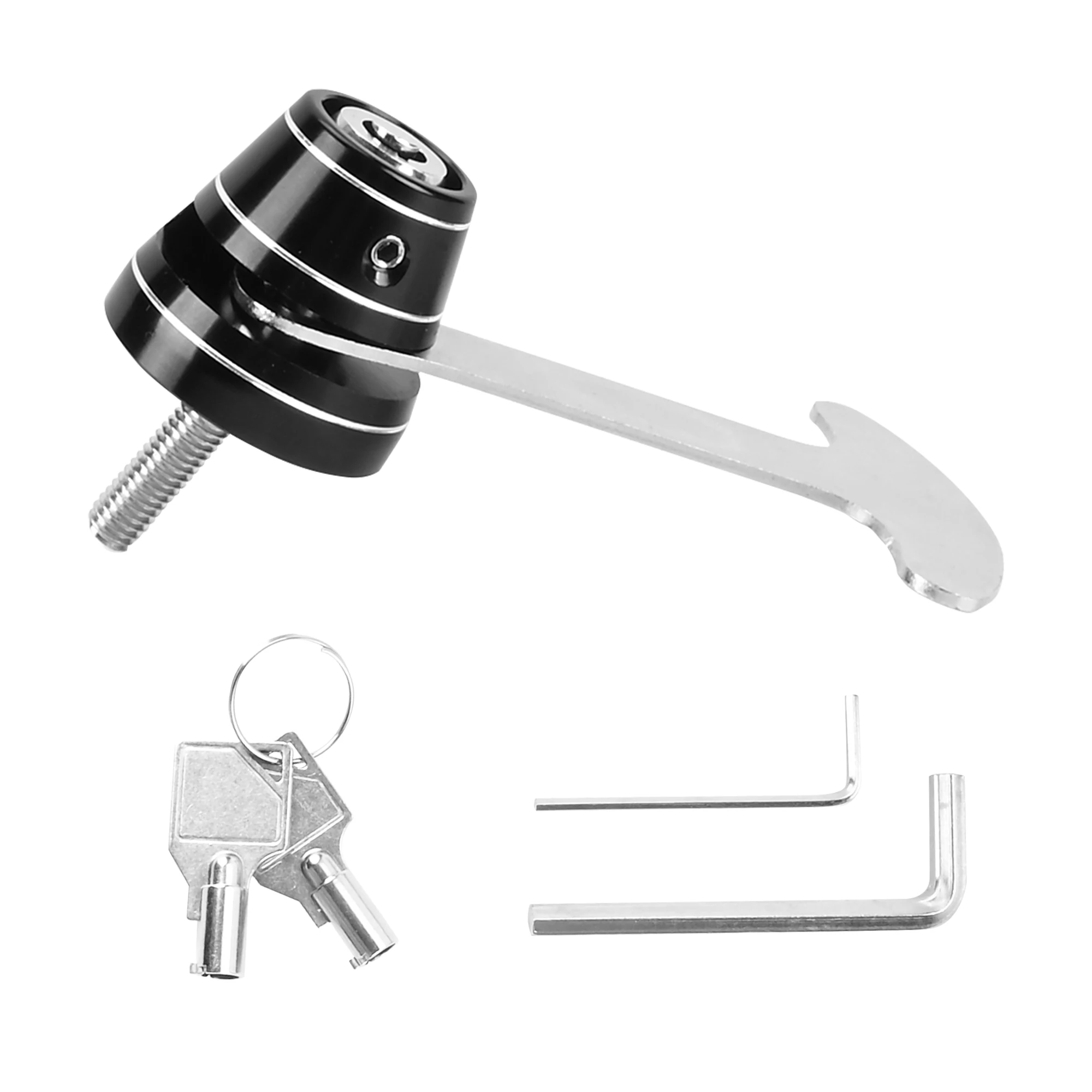 High Quality CNC Aluminum Handlebar Helmet Lock for Can Am Spyder F3 RT Motorcycle Decorative Anti Theft Heavy Duty Accessories