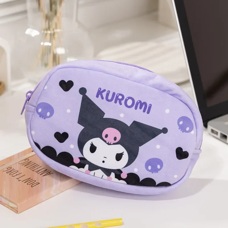 Sanrio hello kitty piórnik z motywem kreskówkowym dziewczyna torba do przechowywania artykułów piśmienniczych piórnik pranie kuromi kosmetyczka makijaż