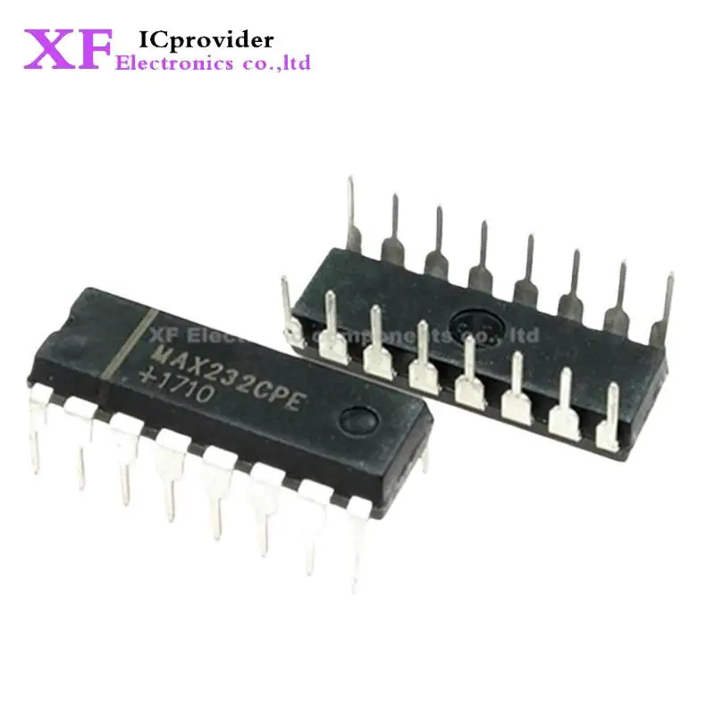 10pcs/lot MAX232CPE MAX232 232 DIP16 best quality.