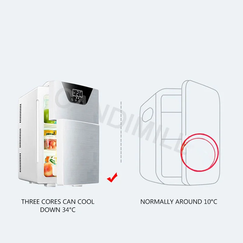 Kleine Huishoudelijke Koelkast Keuken Koelkast Enkele Deur Koelkast Wijn Melk Voedsel Koude Opslag Koelkast Verstelbare