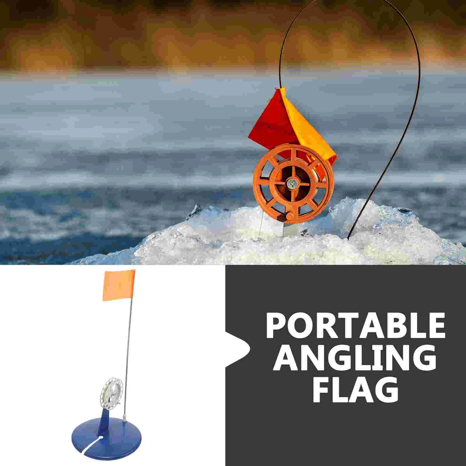 Automatic Winter Fishing Flag Portable Angling Tip-up Plastic Anglers Accessory