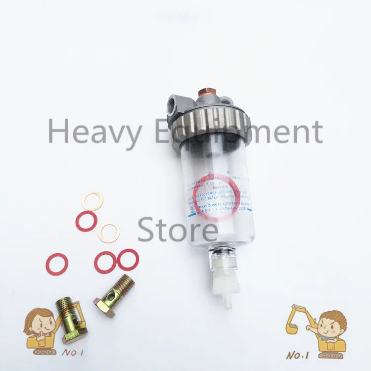 Oil Fuel Water Separator 4452161 44803-1080 For Hitachi for Sumitomo Excavator EX200-1/2/3/5 SH220/250 Digger Parts